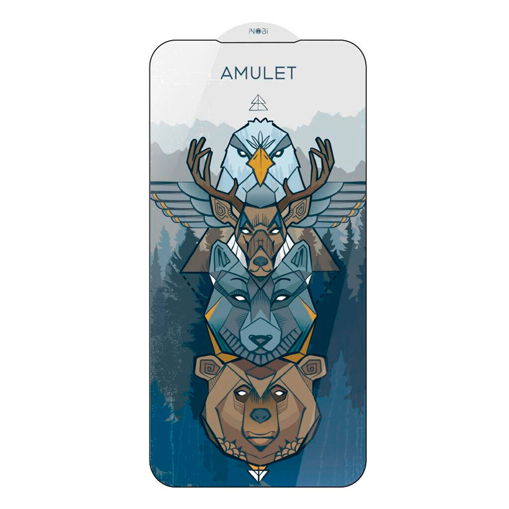 Защитное стекло Apple iPhone 17, AMULET HD Antistatic, 2.5D, Черный - № 2 Защитное стекло Apple iPhone 17, AMULET HD Antistatic, 2.5D, Черный - № 2