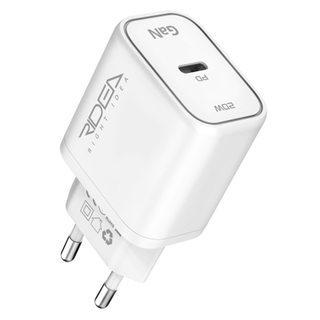 СЗУ Ridea RW-GaN20BC, Белый - № 1 СЗУ Ridea RW-GaN20BC, Белый - № 1