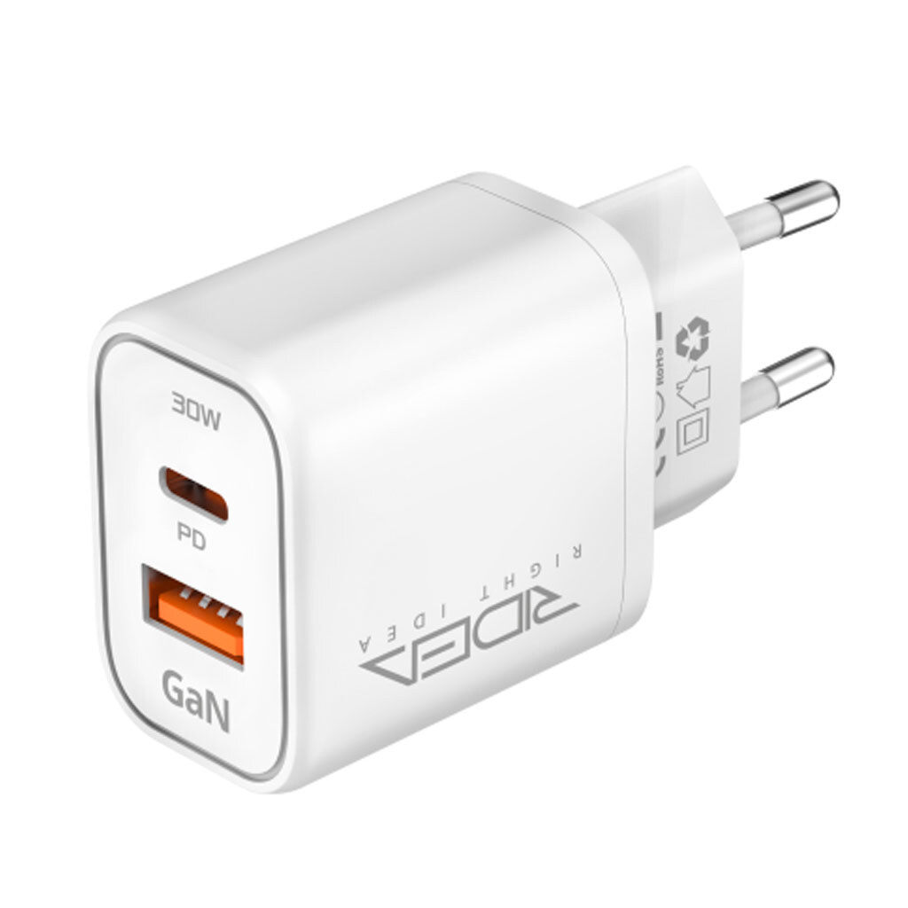 СЗУ Ridea RW-GaN30BPAC, Білий - № 3 СЗУ Ridea RW-GaN30BPAC, Білий - № 3