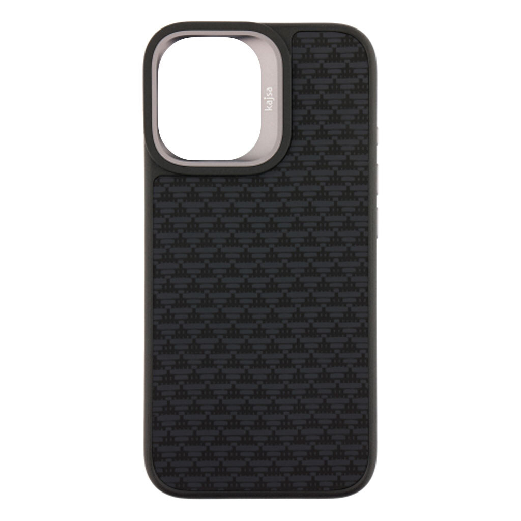 Чехол (накладка) Apple iPhone 17, Kajsa Pyramid Pattern, MagSafe, Черный - № 1 Чехол (накладка) Apple iPhone 17, Kajsa Pyramid Pattern, MagSafe, Черный - № 1
