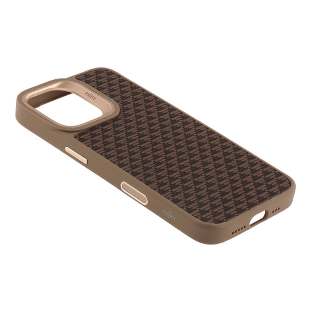 Чехол (накладка) Apple iPhone 17, Kajsa Pyramid Pattern, MagSafe, Серый - № 3 Чехол (накладка) Apple iPhone 17, Kajsa Pyramid Pattern, MagSafe, Серый - № 3