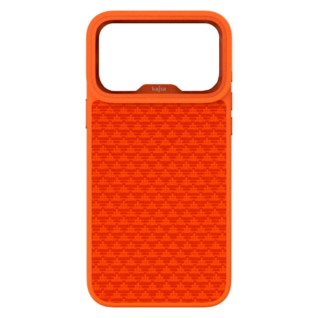 Чехол (накладка) Apple iPhone 17 Pro Max, Kajsa Pyramid Pattern, MagSafe, Orange Plus O-Ring, Оранжевый - № 1 Чехол (накладка) Apple iPhone 17 Pro Max, Kajsa Pyramid Pattern, MagSafe, Orange Plus O-Ring, Оранжевый - № 1