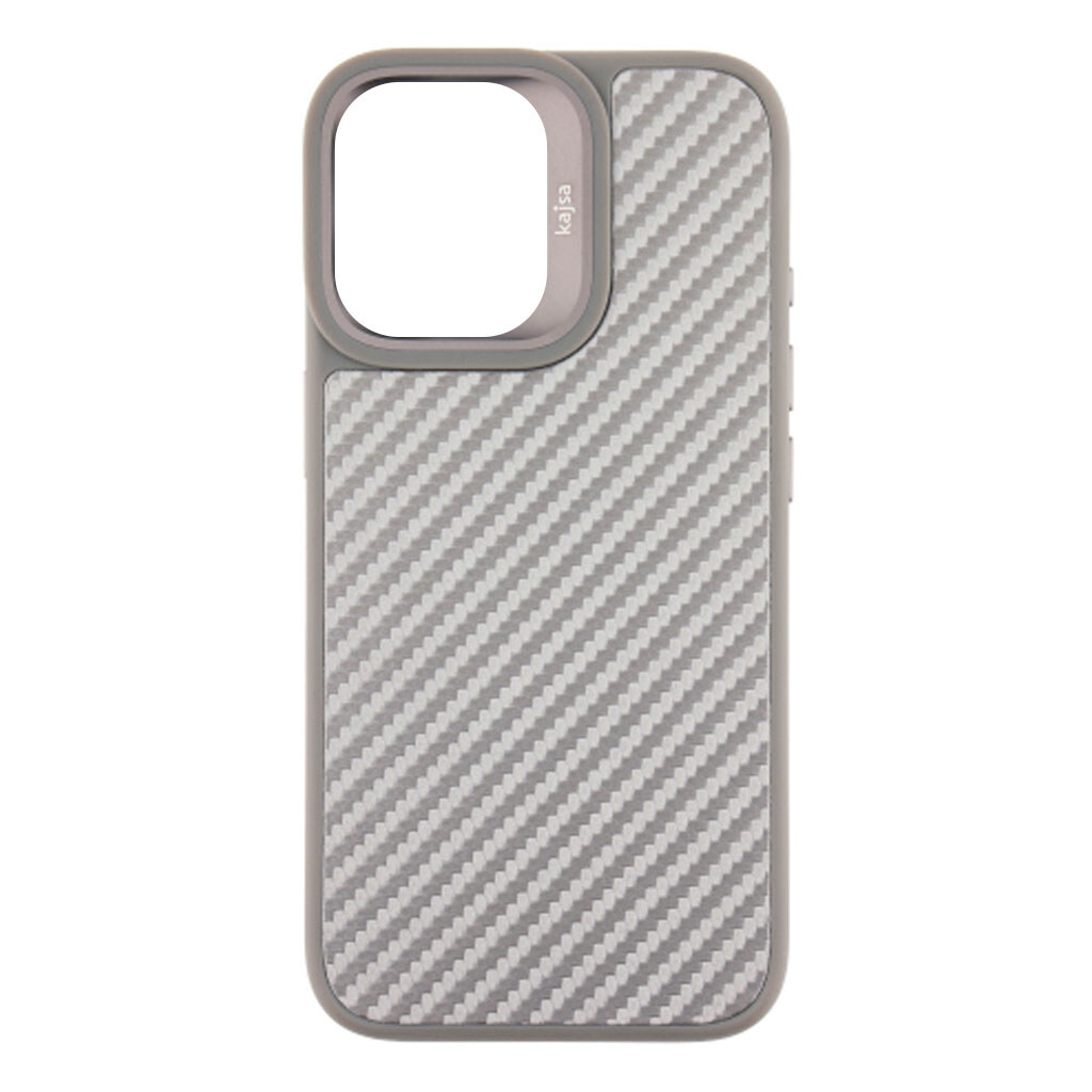 Чохол (накладка) Apple iPhone 17, Kajsa Straw Mat Pattern, MagSafe, Сірий - № 1 Чохол (накладка) Apple iPhone 17, Kajsa Straw Mat Pattern, MagSafe, Сірий - № 1