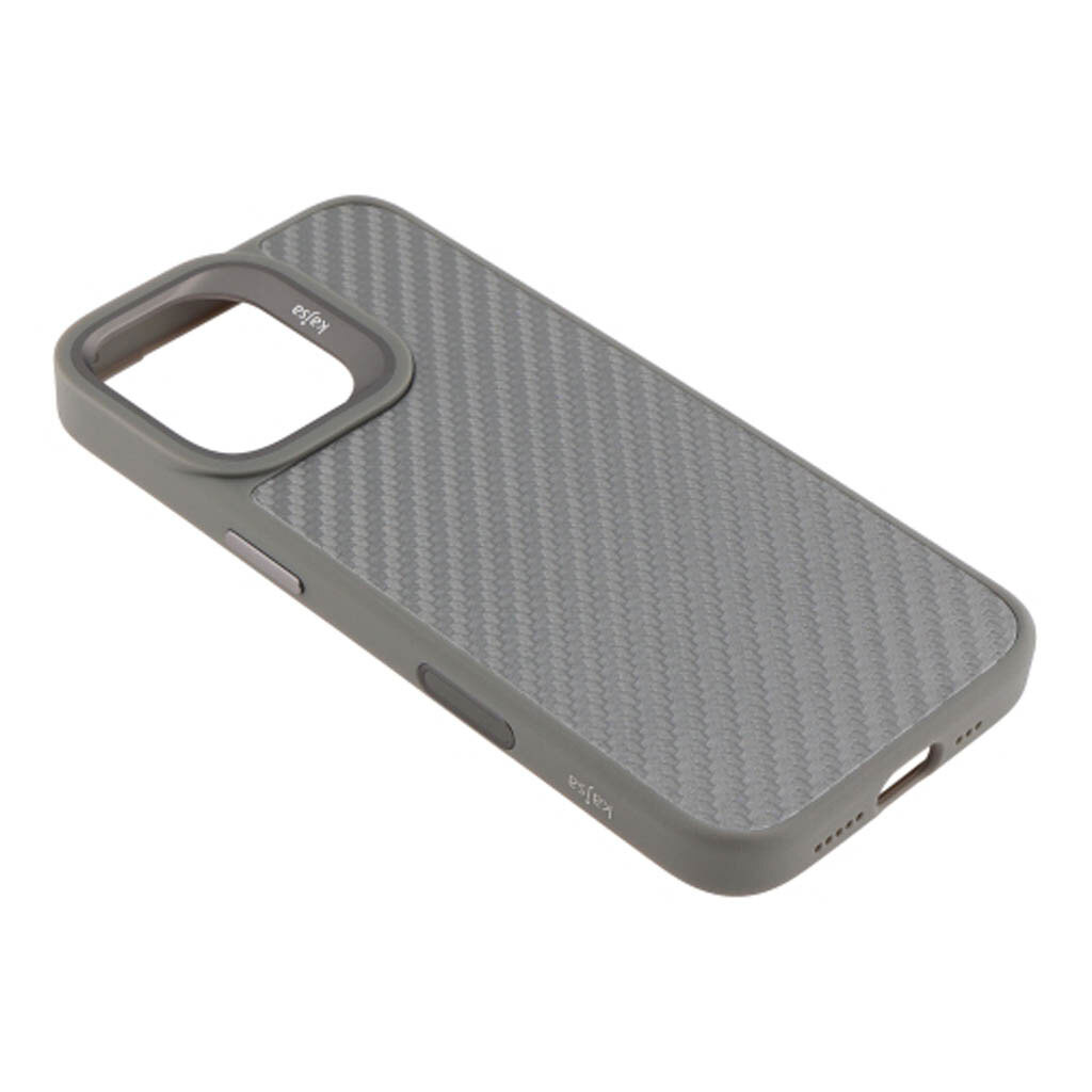 Чохол (накладка) Apple iPhone 17, Kajsa Straw Mat Pattern, MagSafe, Сірий - № 3 Чохол (накладка) Apple iPhone 17, Kajsa Straw Mat Pattern, MagSafe, Сірий - № 3