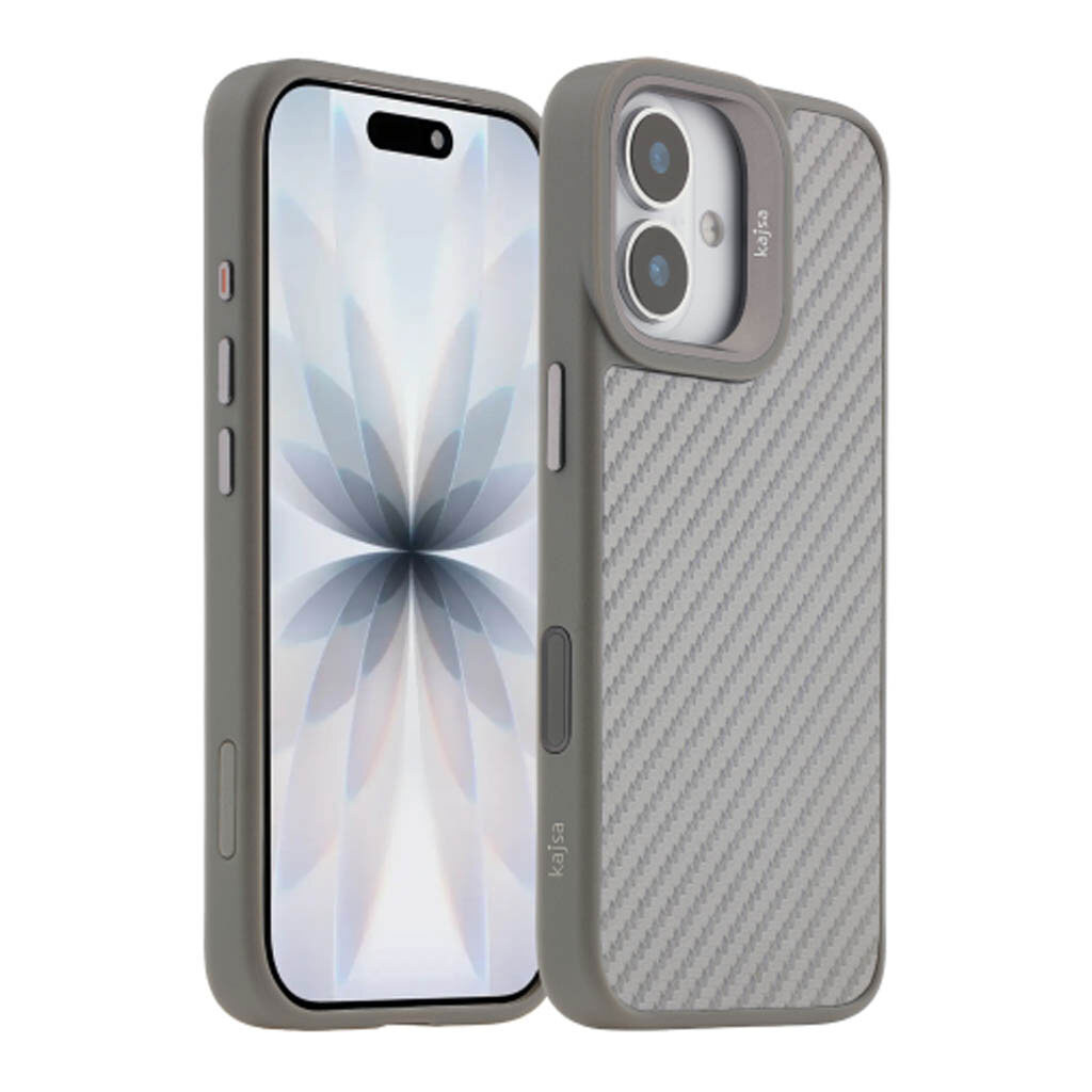 Чохол (накладка) Apple iPhone 17, Kajsa Straw Mat Pattern, MagSafe, Сірий - № 5 Чохол (накладка) Apple iPhone 17, Kajsa Straw Mat Pattern, MagSafe, Сірий - № 5