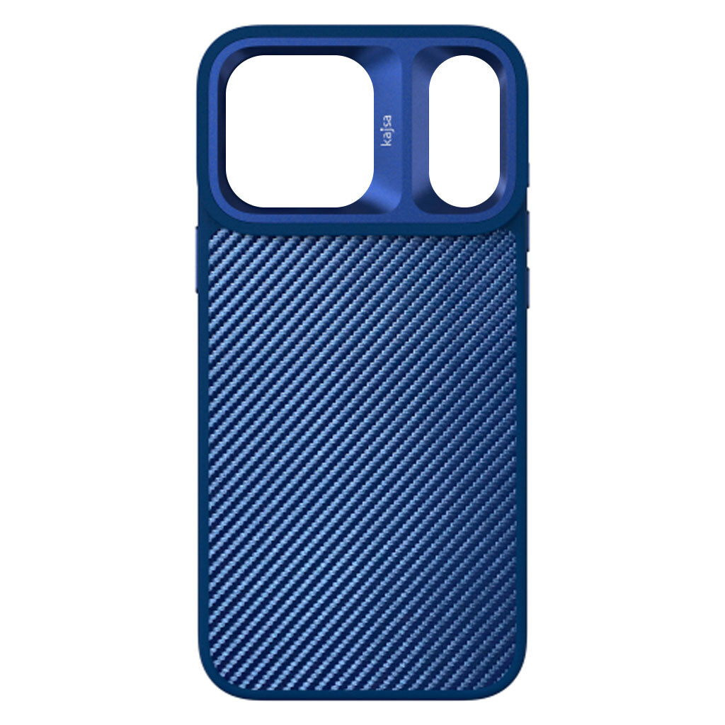 Чохол (накладка) Apple iPhone 17 Pro, Kajsa Straw Mat Pattern, Blue Plus B-Ring, MagSafe, Синій - № 1 Чохол (накладка) Apple iPhone 17 Pro, Kajsa Straw Mat Pattern, Blue Plus B-Ring, MagSafe, Синій - № 1