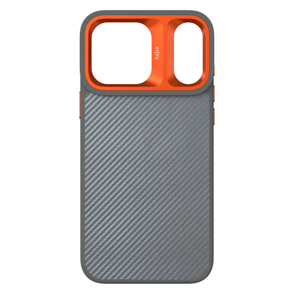 Чохол (накладка) Apple iPhone 17 Pro, Kajsa Straw Mat Pattern, Mix B-Ring, MagSafe, Сірий - № 1 Чохол (накладка) Apple iPhone 17 Pro, Kajsa Straw Mat Pattern, Mix B-Ring, MagSafe, Сірий - № 1