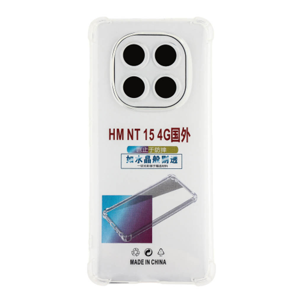 Чохол (накладка) Xiaomi Poco M8 5G / Redmi Note 15, Virgin Armor Silicone, Прозорий - № 4 Чохол (накладка) Xiaomi Poco M8 5G / Redmi Note 15, Virgin Armor Silicone, Прозорий - № 4