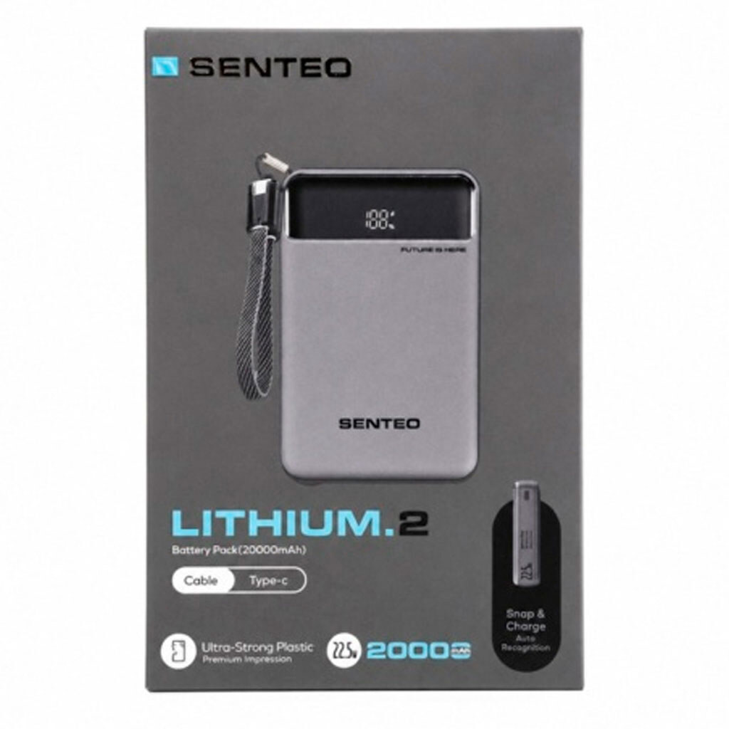 Портативная батарея (Power Bank) SENTEO Lithium 2 PS2-02, 20000 mAh, Черный - № 3 Портативная батарея (Power Bank) SENTEO Lithium 2 PS2-02, 20000 mAh, Черный - № 3