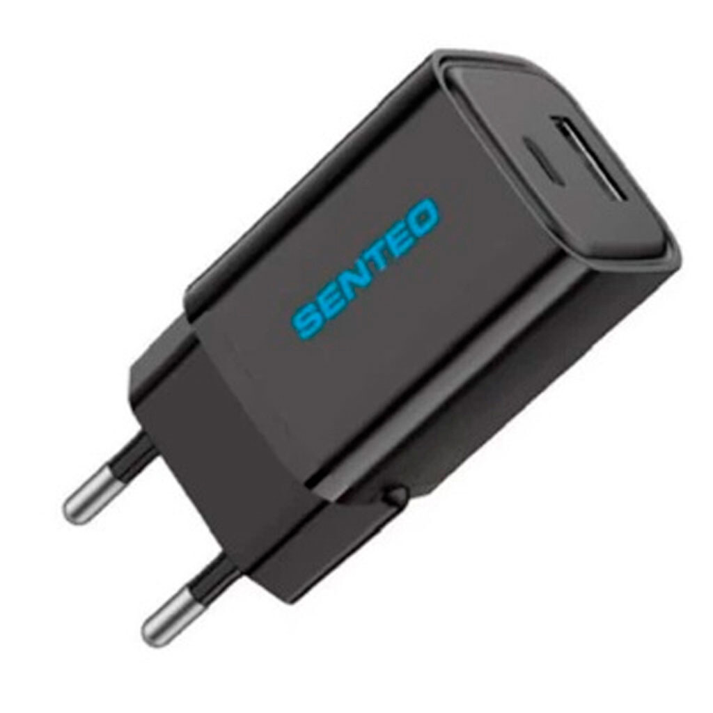 СЗУ SENTEO S-03C, С кабелем, Type-C, Черный - № 1 СЗУ SENTEO S-03C, С кабелем, Type-C, Черный - № 1