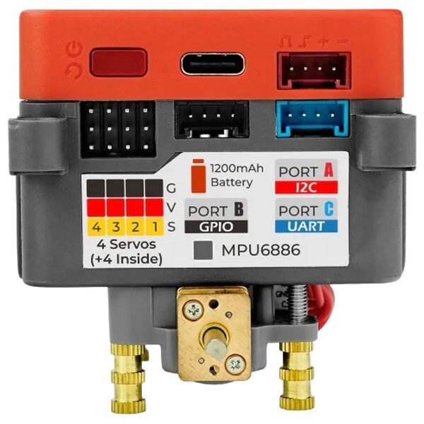 Комплект самобалансирующегося робота на базе ESP32 M5Stack BALA2 FIRE - № 4 Комплект самобалансирующегося робота на базе ESP32 M5Stack BALA2 FIRE - № 4
