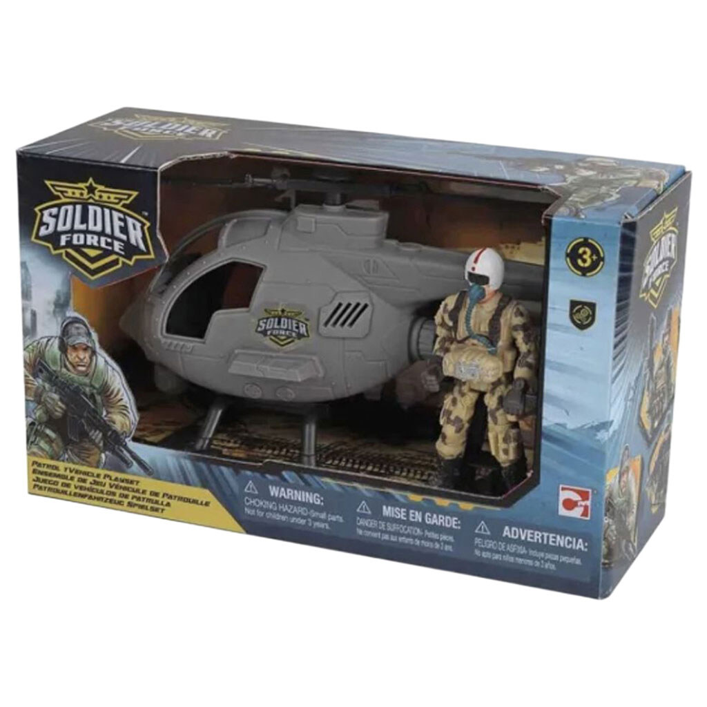 Ігровий набір "Солдати: PATROL HELICOPTER", Mic - № 2 Ігровий набір "Солдати: PATROL HELICOPTER", Mic - № 2