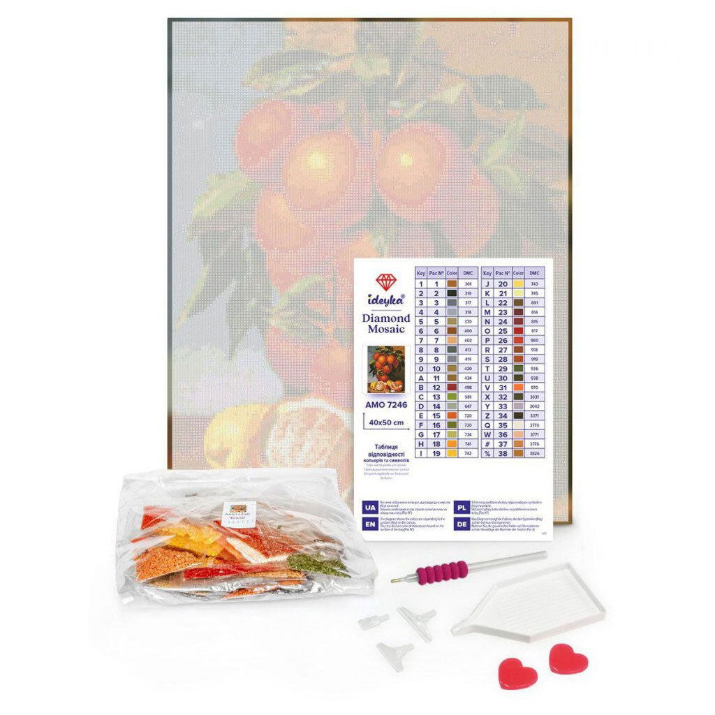 Алмазная мозаика "Бонжур из Парижа", 40Х50 СМ, Ідейка - № 3 Алмазная мозаика "Бонжур из Парижа", 40Х50 СМ, Ідейка - № 3