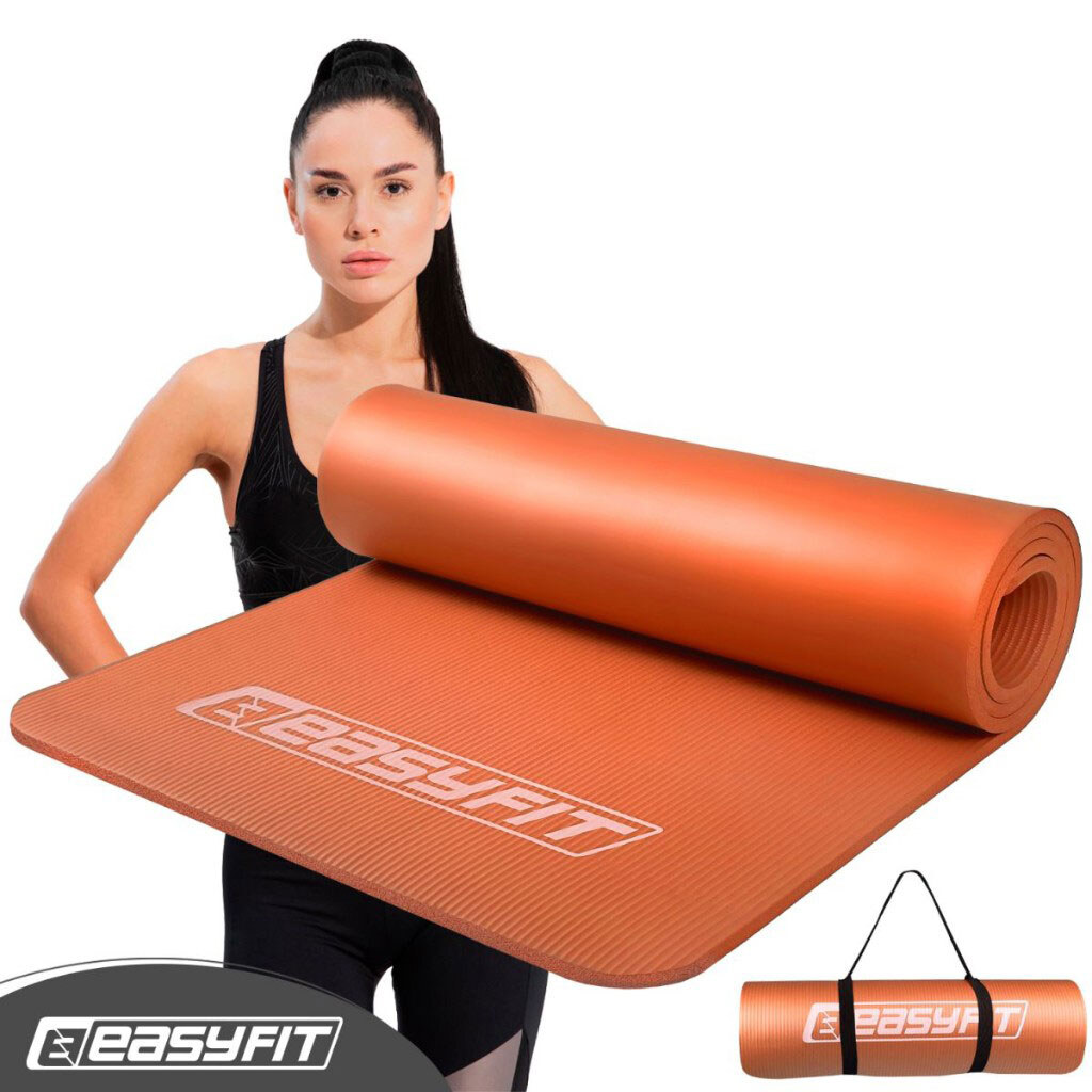 Коврик для фитнеса и йоги EasyFit NBR, 10 мм - № 2 Коврик для фитнеса и йоги EasyFit NBR, 10 мм - № 2