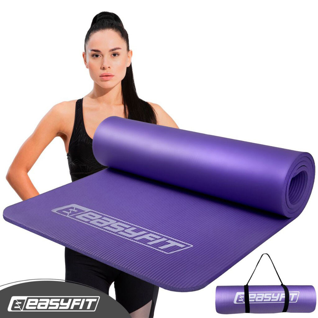 Коврик для фитнеса и йоги EasyFit NBR, 10 мм - № 2 Коврик для фитнеса и йоги EasyFit NBR, 10 мм - № 2
