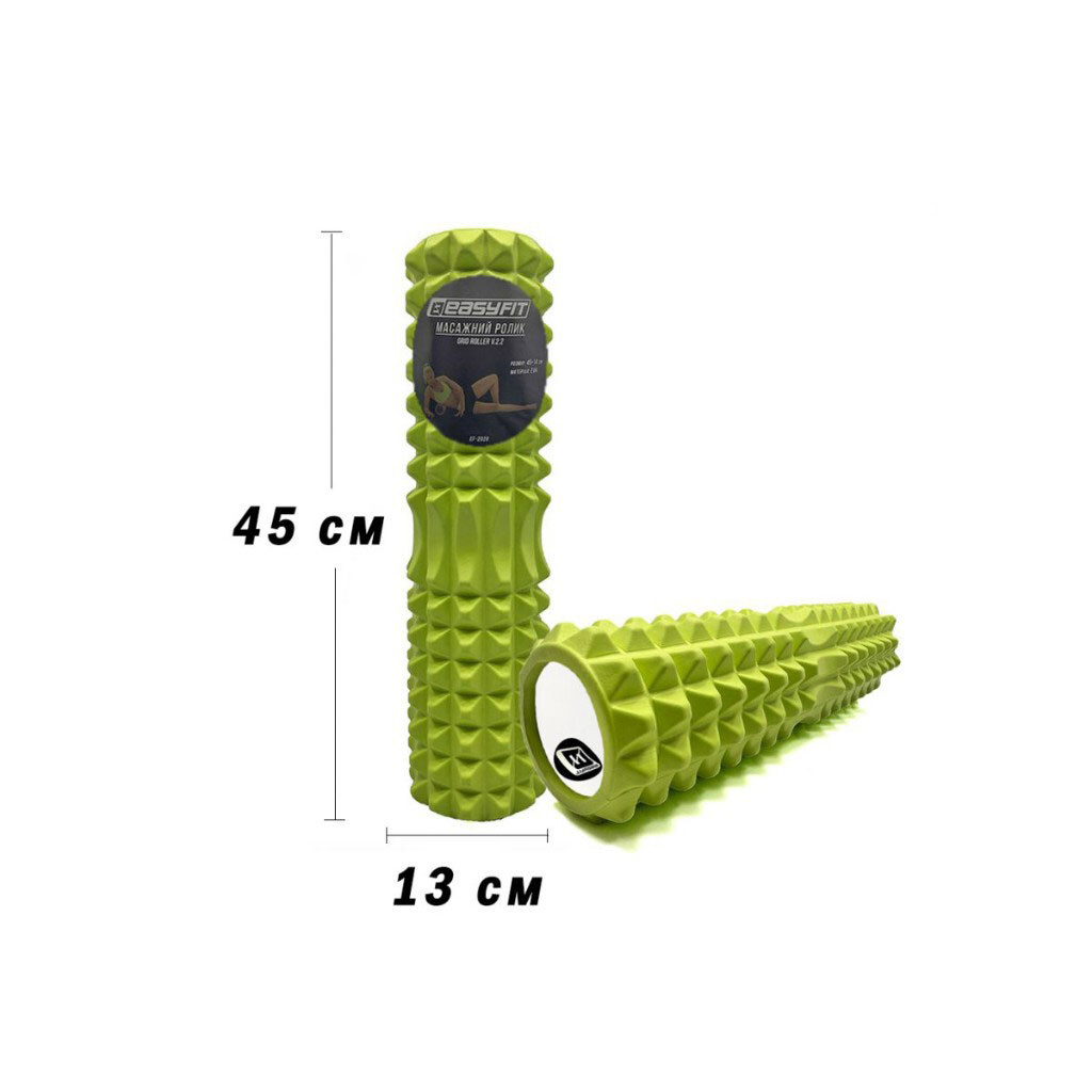 Массажный ролик EasyFit Grid Roller, 45 см, v.2.1, EasyFit - № 3 Массажный ролик EasyFit Grid Roller, 45 см, v.2.1, EasyFit - № 3