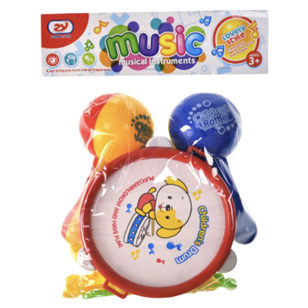 Набор музыкальных инструментов, р.25x21x7 см, Zhong Yi Toys - № 2 Набор музыкальных инструментов, р.25x21x7 см, Zhong Yi Toys - № 2