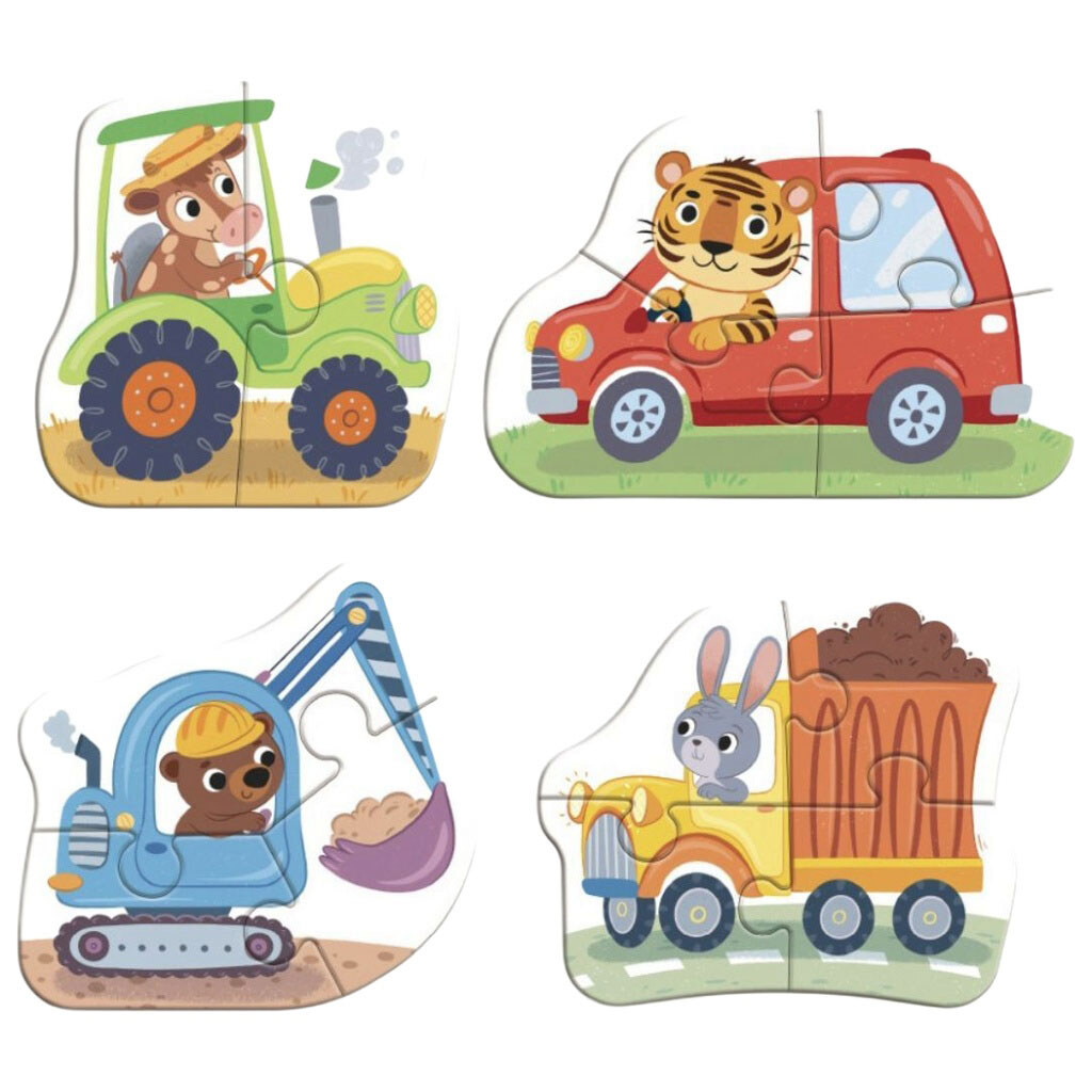 Пазл 4 в 1 Baby puzzle. Транспорт, Dodo - № 3 Пазл 4 в 1 Baby puzzle. Транспорт, Dodo - № 3