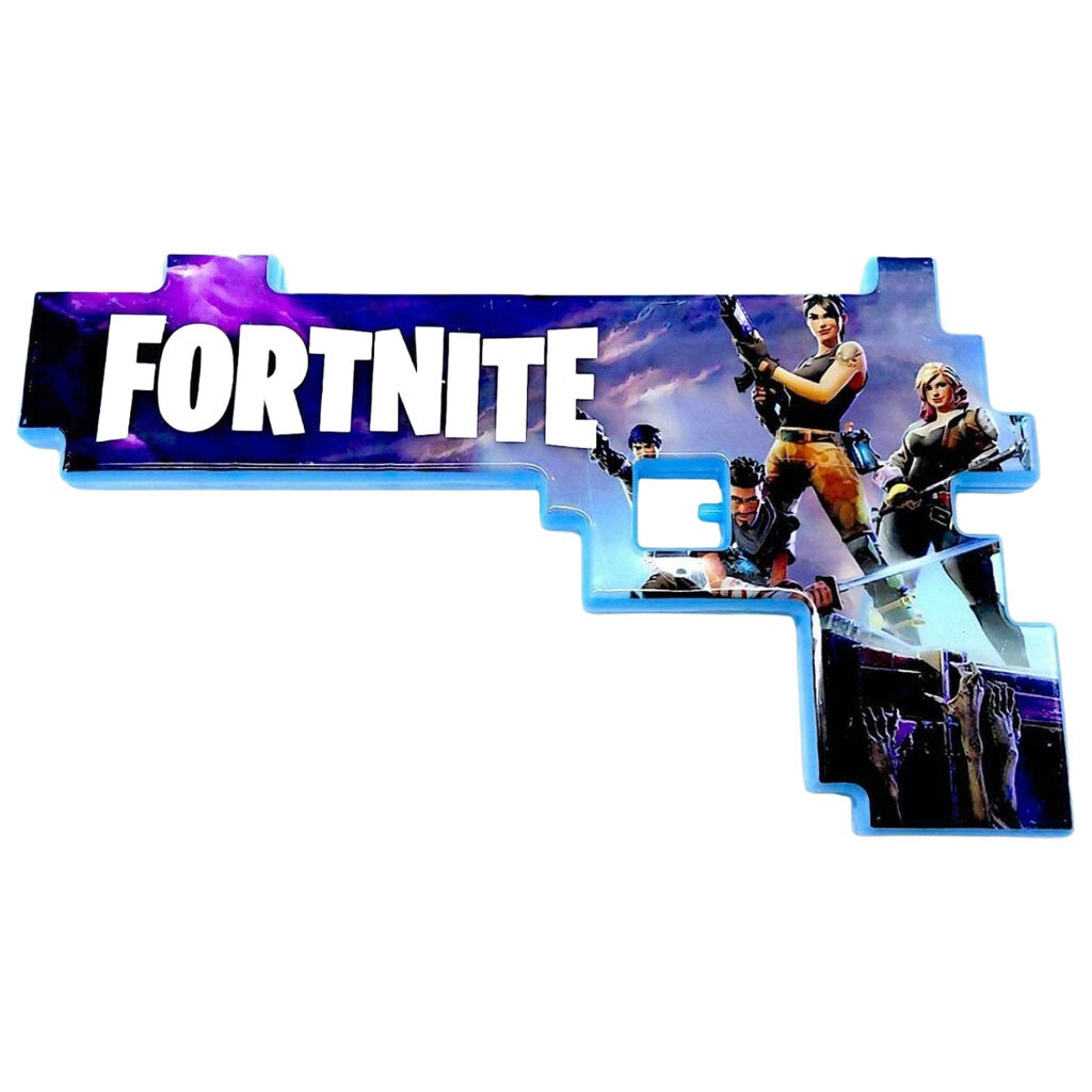 Музичний пістолет "FORTNITE", що світиться, Mic - № 1 Музичний пістолет "FORTNITE", що світиться, Mic - № 1