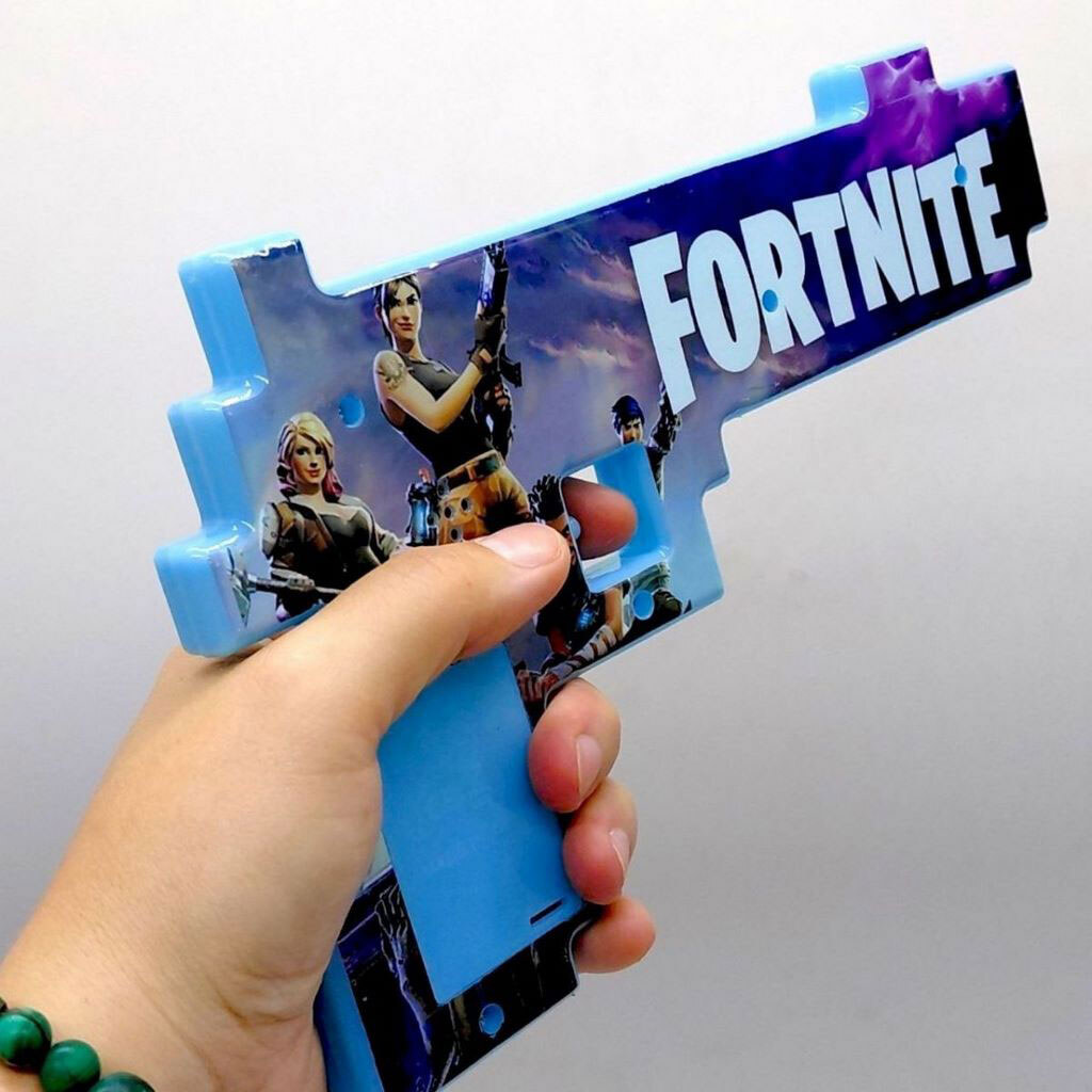 Музичний пістолет "FORTNITE", що світиться, Mic - № 2 Музичний пістолет "FORTNITE", що світиться, Mic - № 2
