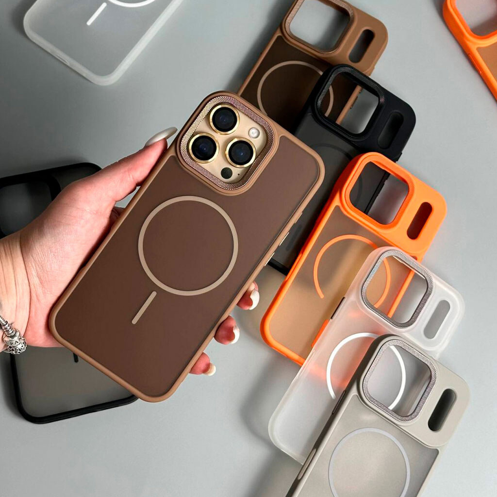 Чохол (накладка) Apple iPhone 12 / iPhone 12 Pro, Matte Corrugated Camera Thin, MagSafe, Прозорий - № 5 Чохол (накладка) Apple iPhone 12 / iPhone 12 Pro, Matte Corrugated Camera Thin, MagSafe, Прозорий - № 5