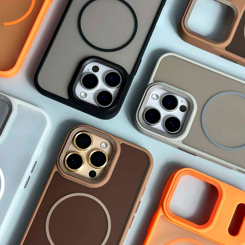 Чохол (накладка) Apple iPhone 12 / iPhone 12 Pro, Matte Corrugated Camera Thin, MagSafe, Прозорий - № 7 Чохол (накладка) Apple iPhone 12 / iPhone 12 Pro, Matte Corrugated Camera Thin, MagSafe, Прозорий - № 7