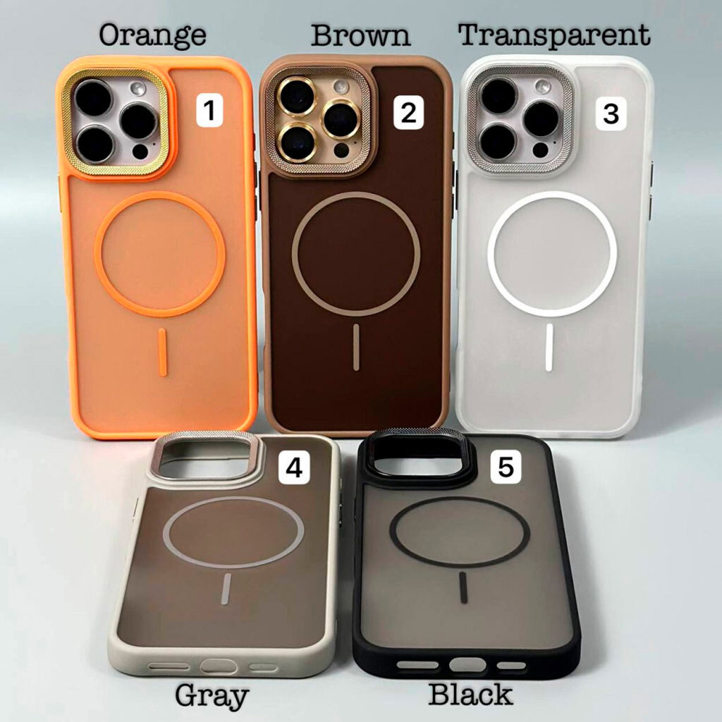 Чохол (накладка) Apple iPhone 12 / iPhone 12 Pro, Matte Corrugated Camera Thin, MagSafe, Прозорий - № 8 Чохол (накладка) Apple iPhone 12 / iPhone 12 Pro, Matte Corrugated Camera Thin, MagSafe, Прозорий - № 8