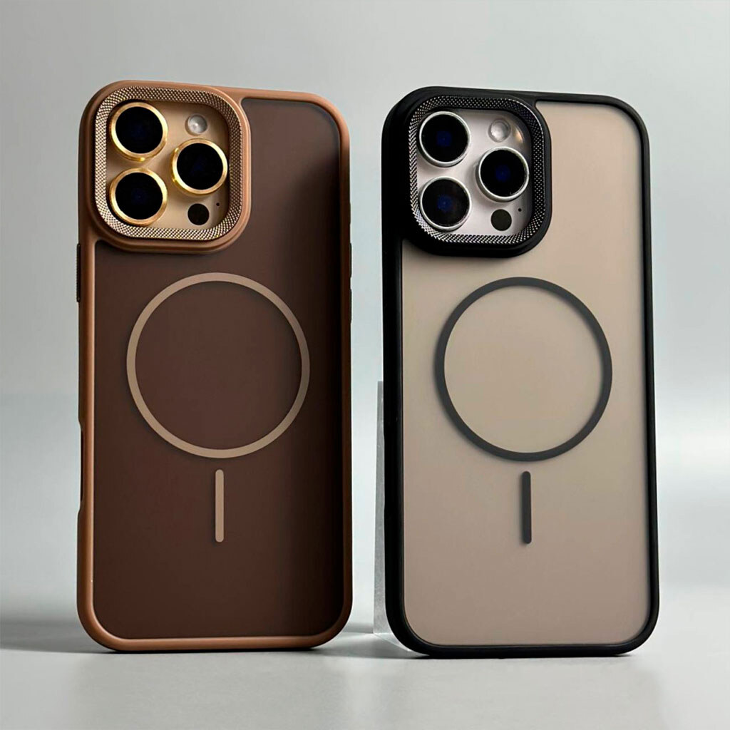 Чохол (накладка) Apple iPhone 14, Matte Corrugated Camera Thin, MagSafe, Прозорий - № 2 Чохол (накладка) Apple iPhone 14, Matte Corrugated Camera Thin, MagSafe, Прозорий - № 2