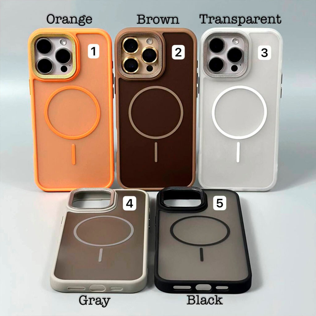 Чохол (накладка) Samsung Galaxy S24 / Galaxy S25, Matte Corrugated Camera Thin, MagSafe, Коричневий - № 8 Чохол (накладка) Samsung Galaxy S24 / Galaxy S25, Matte Corrugated Camera Thin, MagSafe, Коричневий - № 8