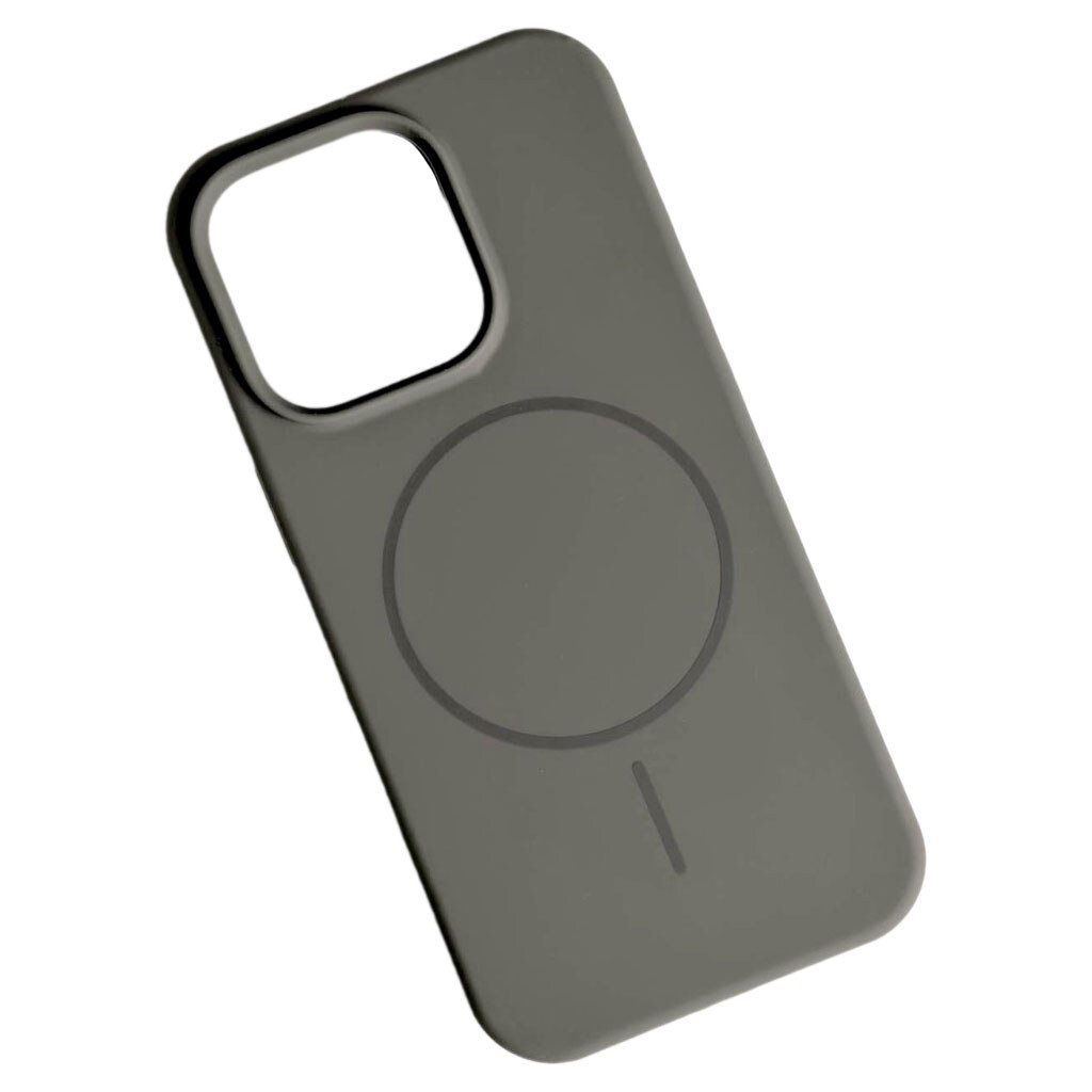 Чехол (накладка) Apple iPhone 13 Pro Max, Air Beats, MagSafe, Серый - № 1 Чехол (накладка) Apple iPhone 13 Pro Max, Air Beats, MagSafe, Серый - № 1