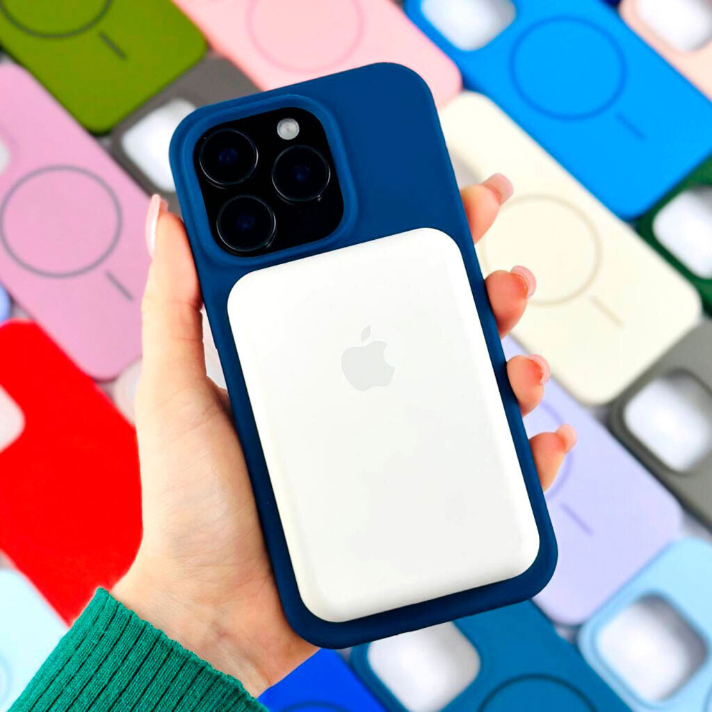Чохол (накладка) Apple iPhone 13, Air Beats, MagSafe, Сірий - № 3 Чохол (накладка) Apple iPhone 13, Air Beats, MagSafe, Сірий - № 3