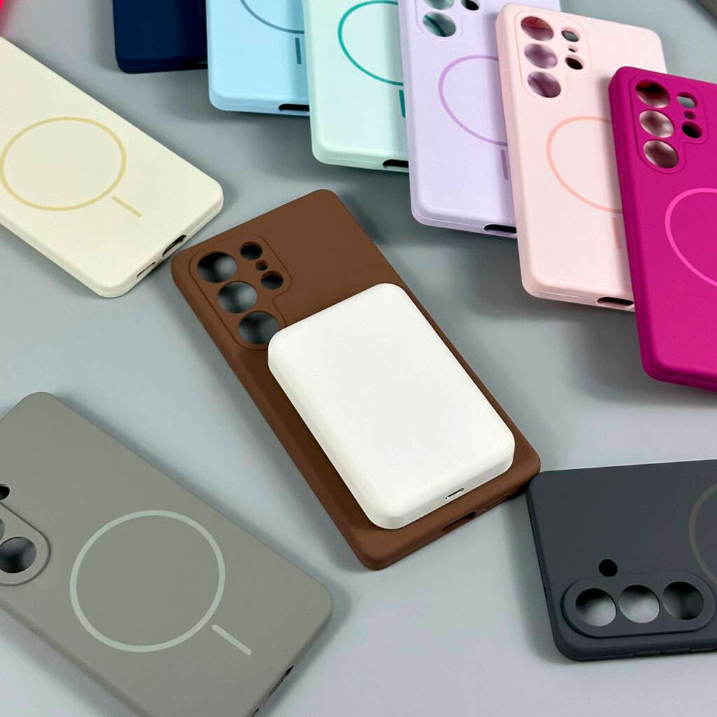 Чехол (накладка) Samsung Galaxy S24 / Galaxy S25, Air Beats, MagSafe, Dark Gray, Серый - № 3 Чехол (накладка) Samsung Galaxy S24 / Galaxy S25, Air Beats, MagSafe, Dark Gray, Серый - № 3