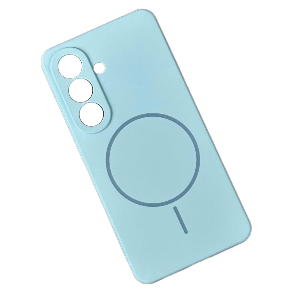 Чехол (накладка) Samsung Galaxy S25 Ultra, Air Beats, MagSafe, Soft Blue, Голубой - № 1 Чехол (накладка) Samsung Galaxy S25 Ultra, Air Beats, MagSafe, Soft Blue, Голубой - № 1