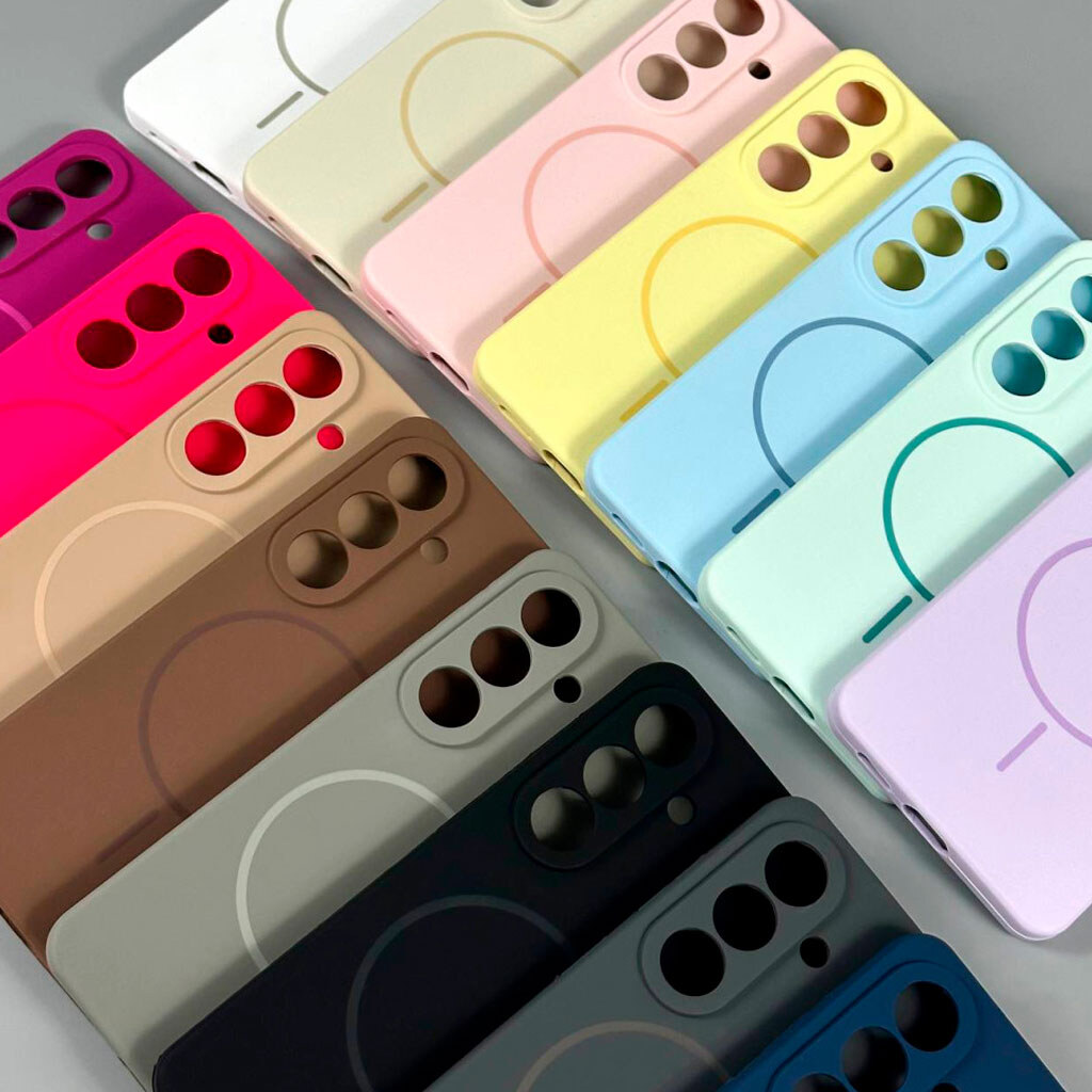 Чехол (накладка) Samsung Galaxy S25 Ultra, Air Beats, MagSafe, Лавандовый - № 6 Чехол (накладка) Samsung Galaxy S25 Ultra, Air Beats, MagSafe, Лавандовый - № 6