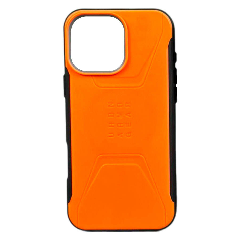 Чохол (накладка) Apple iPhone 12 Pro Max, UAG Urban Armor Gear, MagSafe, Помаранчевий - № 1 Чохол (накладка) Apple iPhone 12 Pro Max, UAG Urban Armor Gear, MagSafe, Помаранчевий - № 1