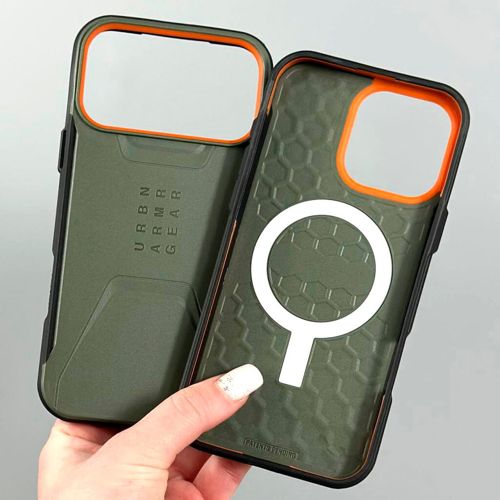 Чохол (накладка) Apple iPhone 14 Pro, UAG Urban Armor Gear, MagSafe, Зелений - № 5 Чохол (накладка) Apple iPhone 14 Pro, UAG Urban Armor Gear, MagSafe, Зелений - № 5