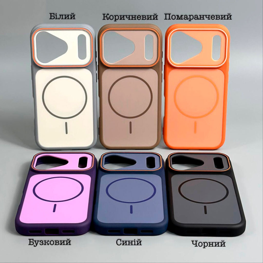 Чохол (накладка) Samsung Galaxy S26 Edge / Galaxy S26 Plus, Air Beats Matte Split Line, MagSafe, Білий - № 7 Чохол (накладка) Samsung Galaxy S26 Edge / Galaxy S26 Plus, Air Beats Matte Split Line, MagSafe, Білий - № 7