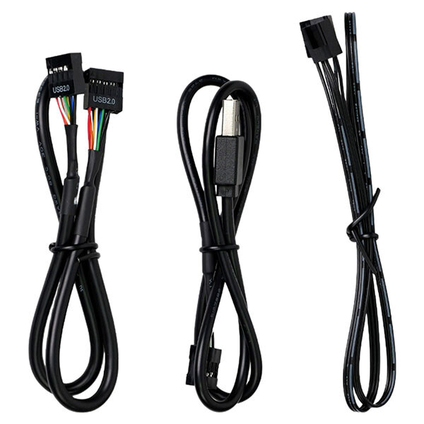 USB-хаб Lian Li Edge USB and Fan Hub, USB, Чорний - № 6 USB-хаб Lian Li Edge USB and Fan Hub, USB, Чорний - № 6