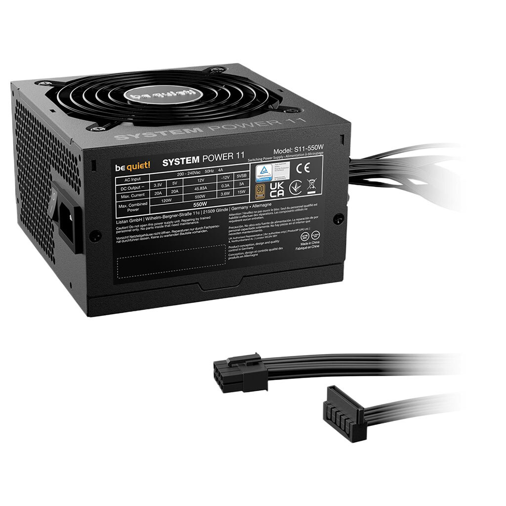 Блок живлення для корпусів be quiet! System Power 11, Чорний - № 2 Блок живлення для корпусів be quiet! System Power 11, Чорний - № 2