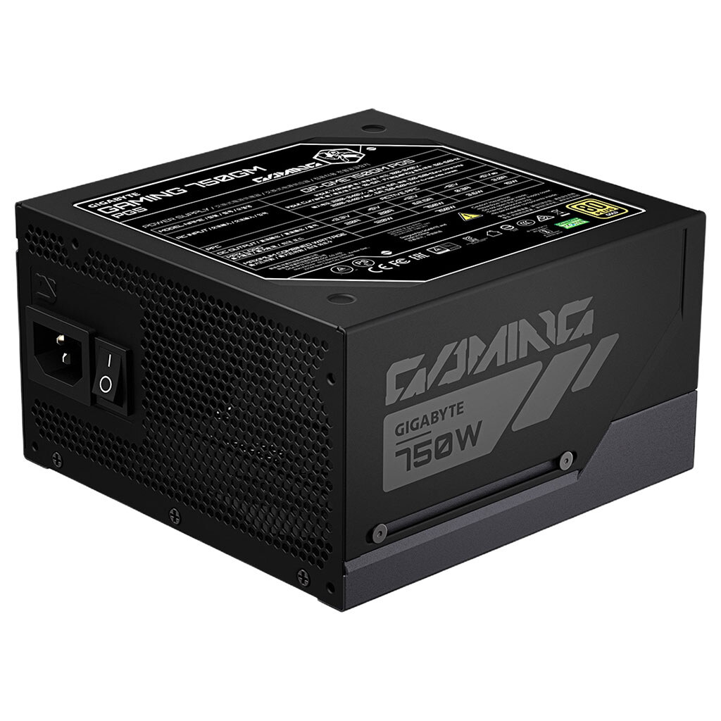 Блок живлення для корпусів Gigabyte Gaming 750GM PG5, Чорний - № 2 Блок живлення для корпусів Gigabyte Gaming 750GM PG5, Чорний - № 2