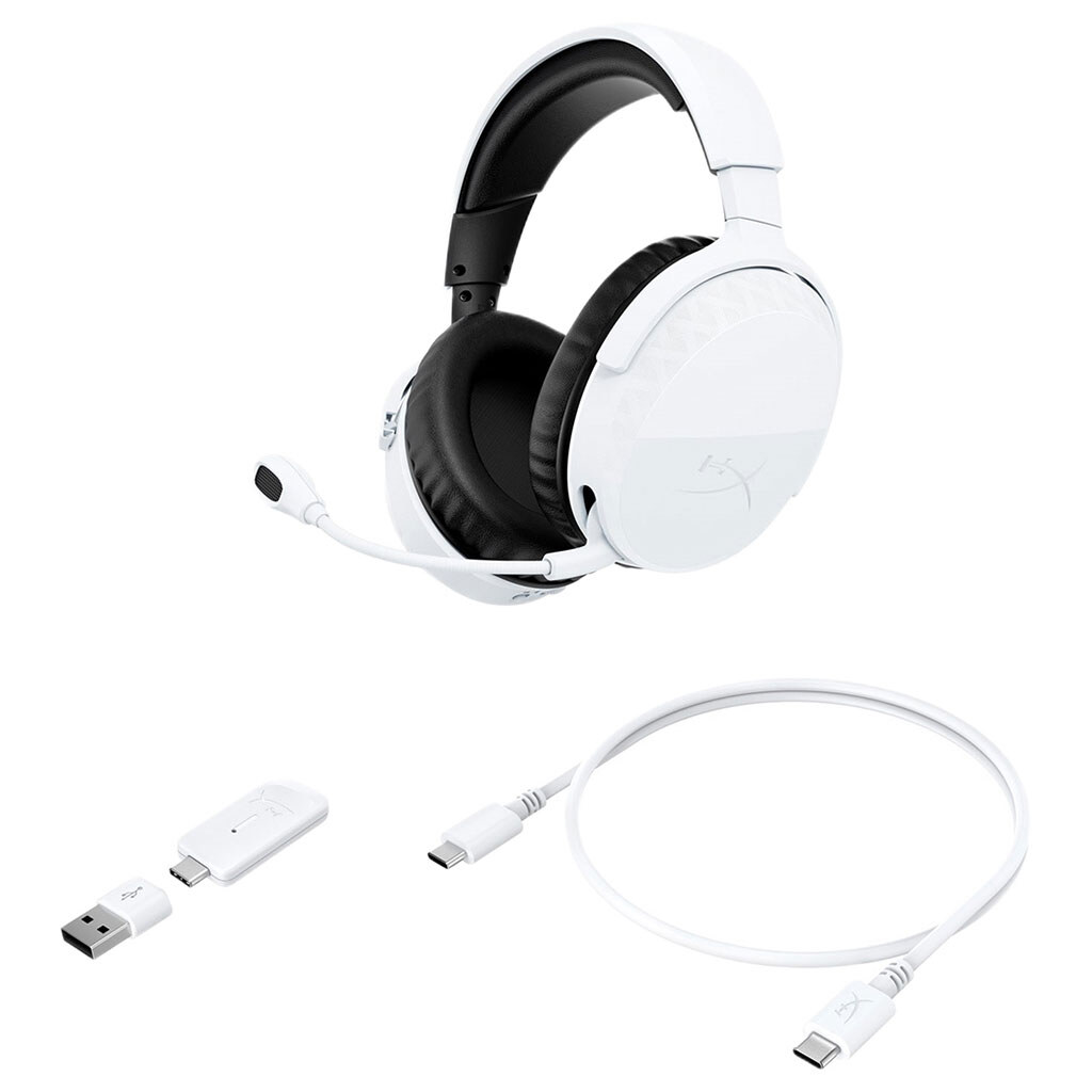Навушники HyperX Cloud Stinger 3, З мікрофоном, Білий - № 7 Навушники HyperX Cloud Stinger 3, З мікрофоном, Білий - № 7