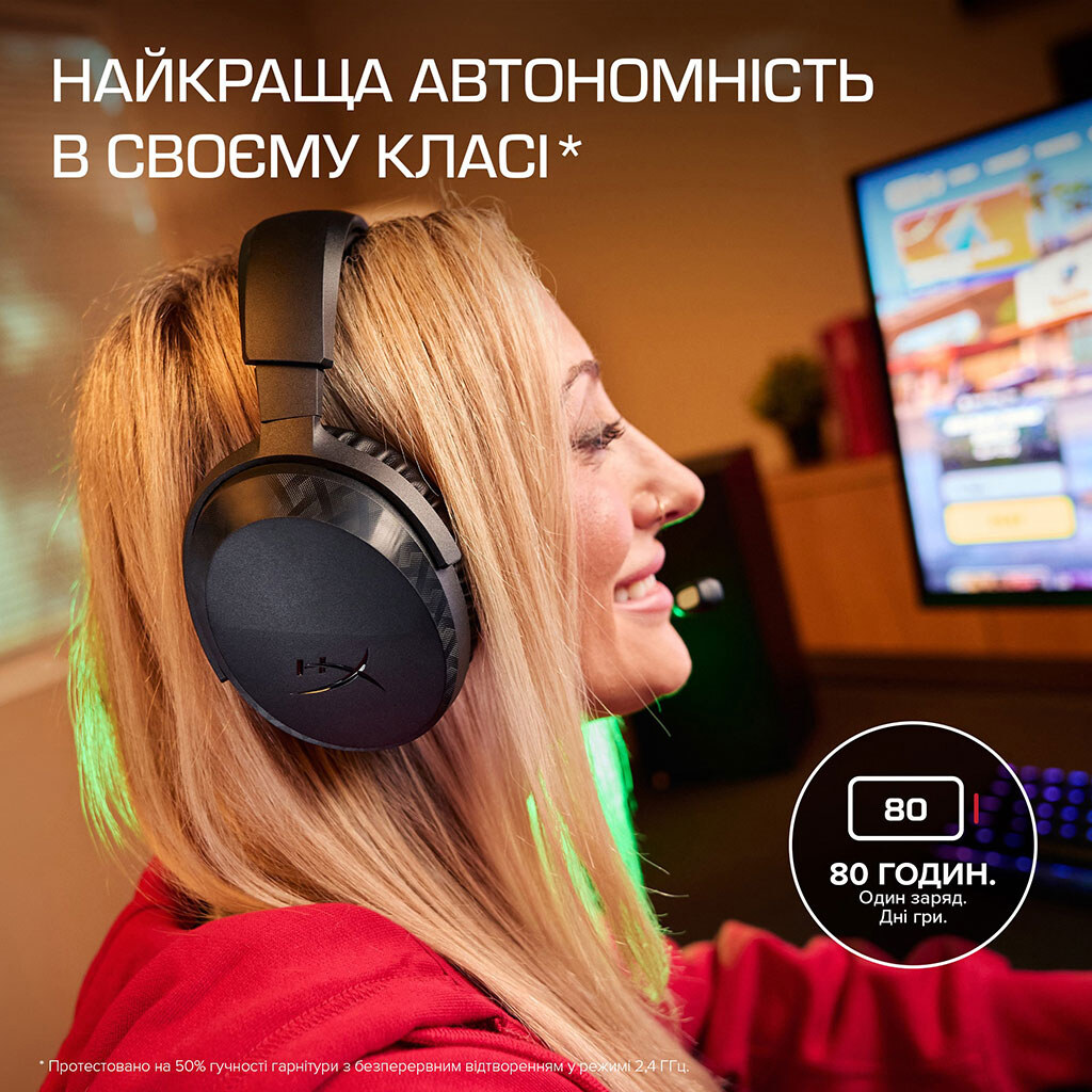 Навушники HyperX Cloud Stinger 3, З мікрофоном, Білий - № 17 Навушники HyperX Cloud Stinger 3, З мікрофоном, Білий - № 17