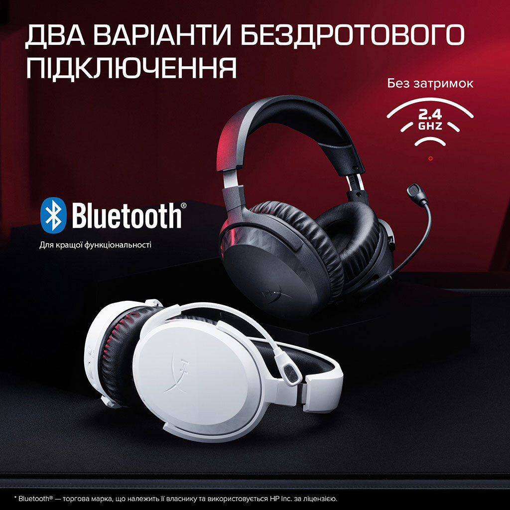 Навушники HyperX Cloud Stinger 3, З мікрофоном, Білий - № 18 Навушники HyperX Cloud Stinger 3, З мікрофоном, Білий - № 18