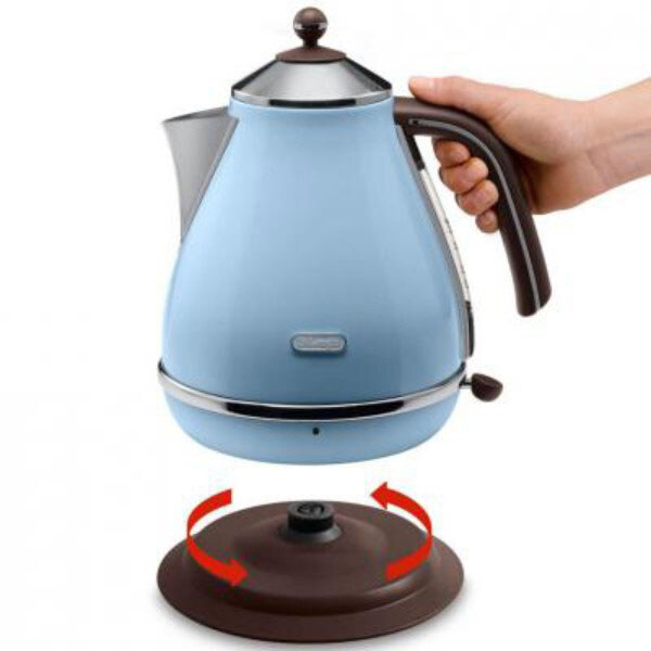 Електрочайник Delonghi KBOV 2001.AZ, Блакитний - № 2 Електрочайник Delonghi KBOV 2001.AZ, Блакитний - № 2