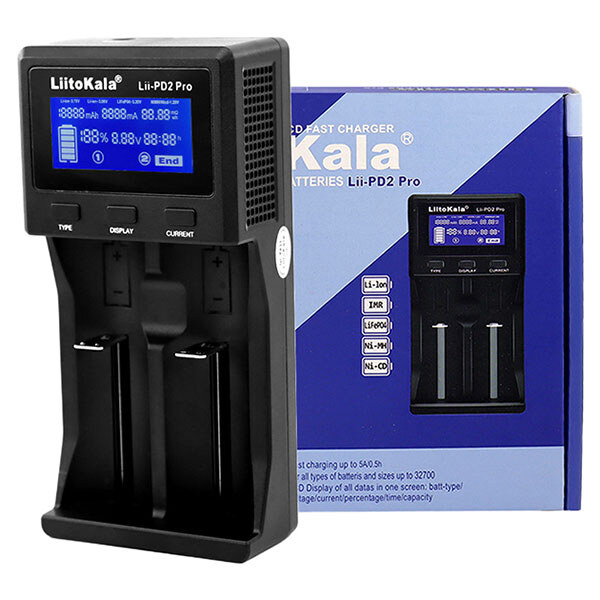 Зарядний пристрій Liitokala Lii-PD2 Pro, Чорний - № 3 Зарядний пристрій Liitokala Lii-PD2 Pro, Чорний - № 3