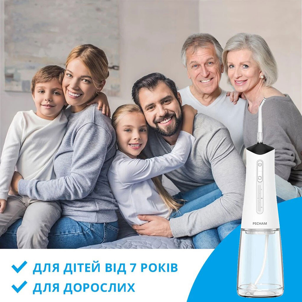 Іригатор Pecham Travel PC-5240, Білий - № 9 Іригатор Pecham Travel PC-5240, Білий - № 9