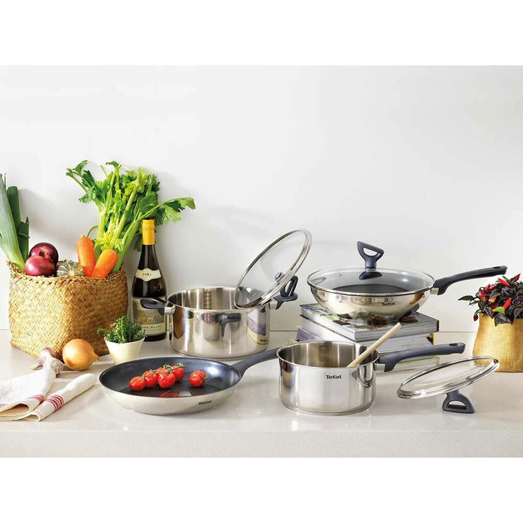 Кастрюля Tefal Daily Cook G7124445, Серебряный - № 5 Кастрюля Tefal Daily Cook G7124445, Серебряный - № 5
