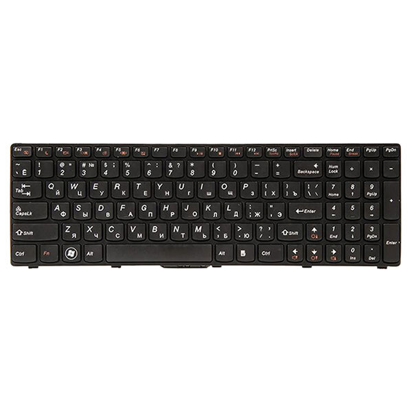 Клавіатура PowerPlant для ноутбука IBM/Lenovo B570, B590, V570, Чорний - № 1 Клавіатура PowerPlant для ноутбука IBM/Lenovo B570, B590, V570, Чорний - № 1