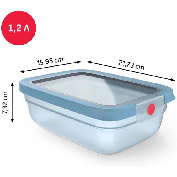 Контейнер Tefal oneClick N1210710, Голубой - № 12 Контейнер Tefal oneClick N1210710, Голубой - № 12