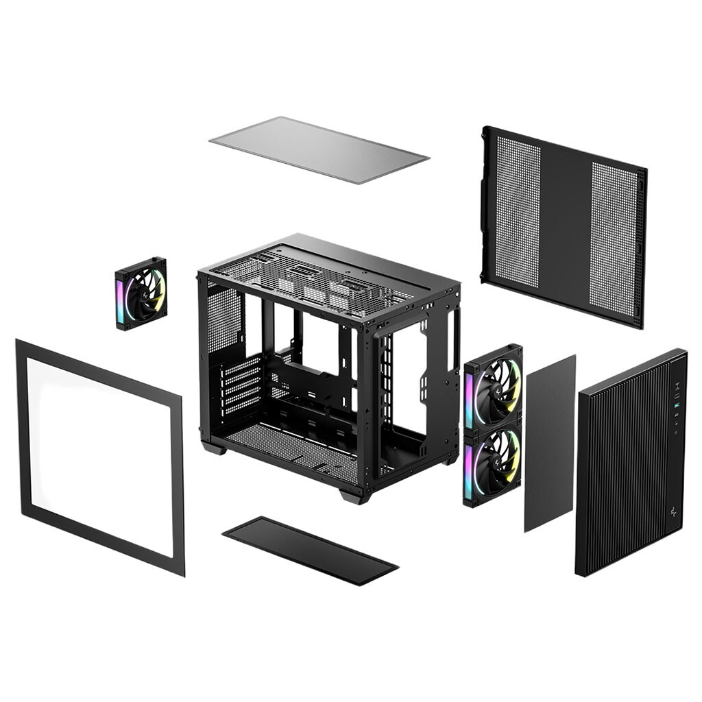 Корпус DeepCool CG330 Mesh 3F, Чорний - № 9 Корпус DeepCool CG330 Mesh 3F, Чорний - № 9